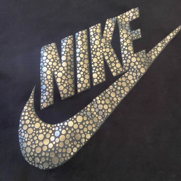 Nike Big Metallic Logo Crewneck Sweatshirt - Medium - Picture 5 of 7